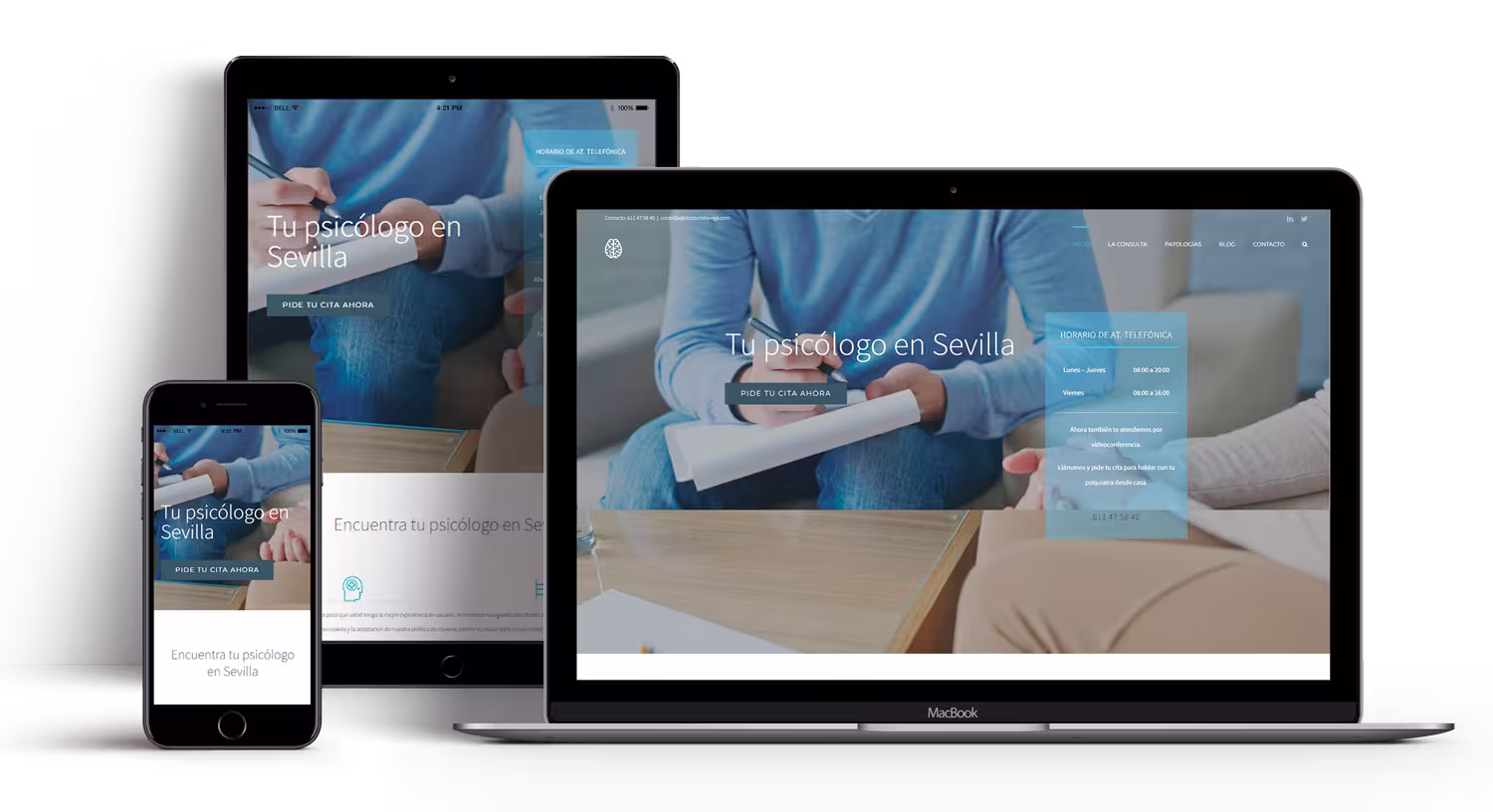 Diseño web para psicólogos
